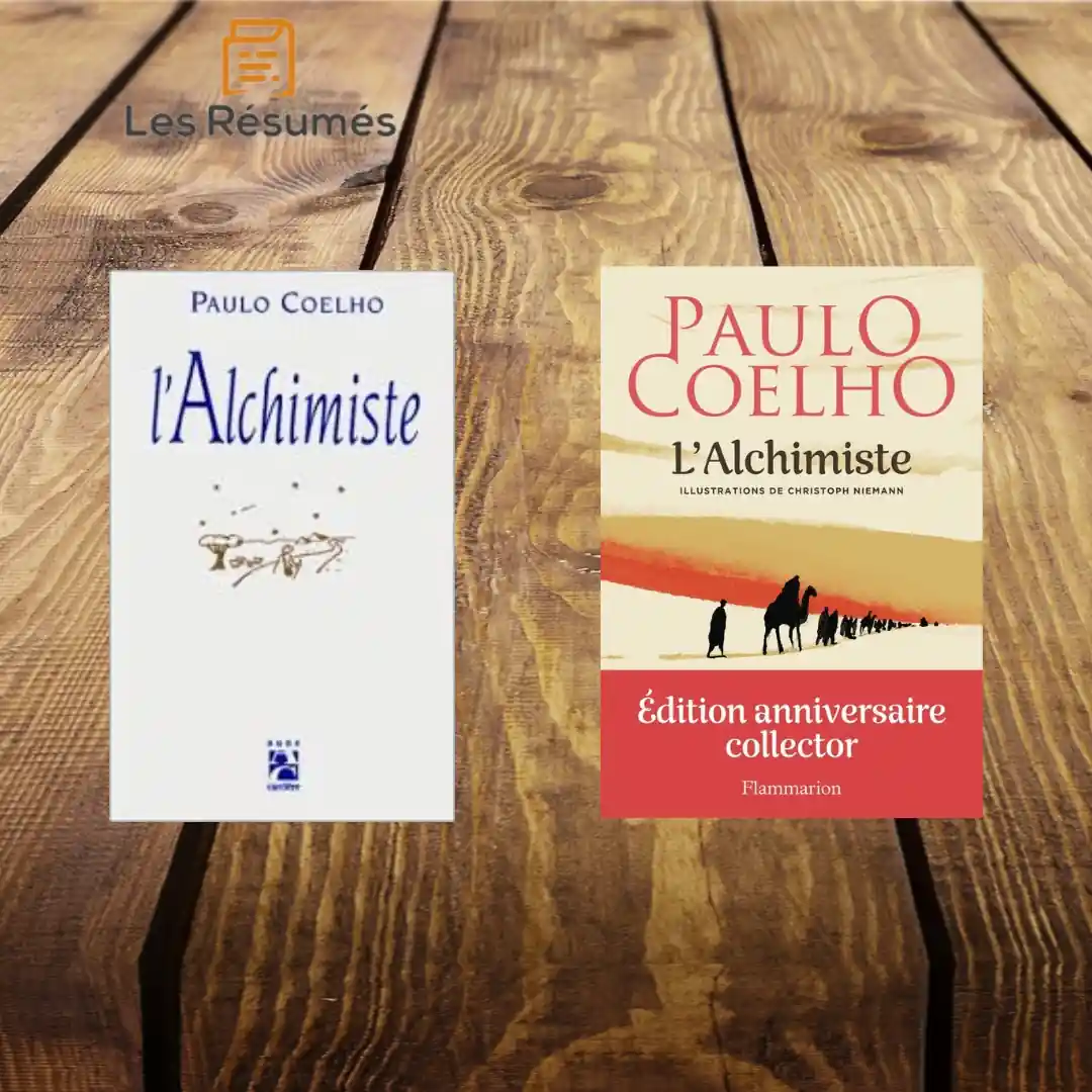 Couvertures de l'Achimiste de Paulo Coelho.