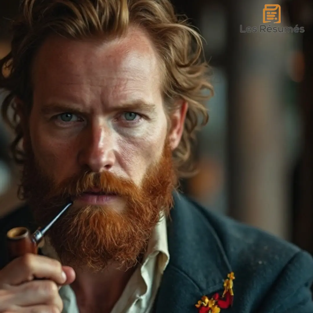 Photo de Cornudet avec sa pipe.