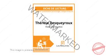 Illustration de la page de couverture de la fiche de lecture de Thérèse Desqueyroux de François Mauriac