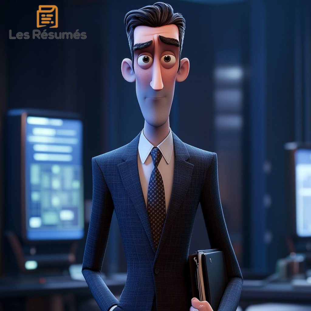 Image de l'employeur qui séduit Kévin avec une profession idéale qui permet de gagner un gros salaire. 
