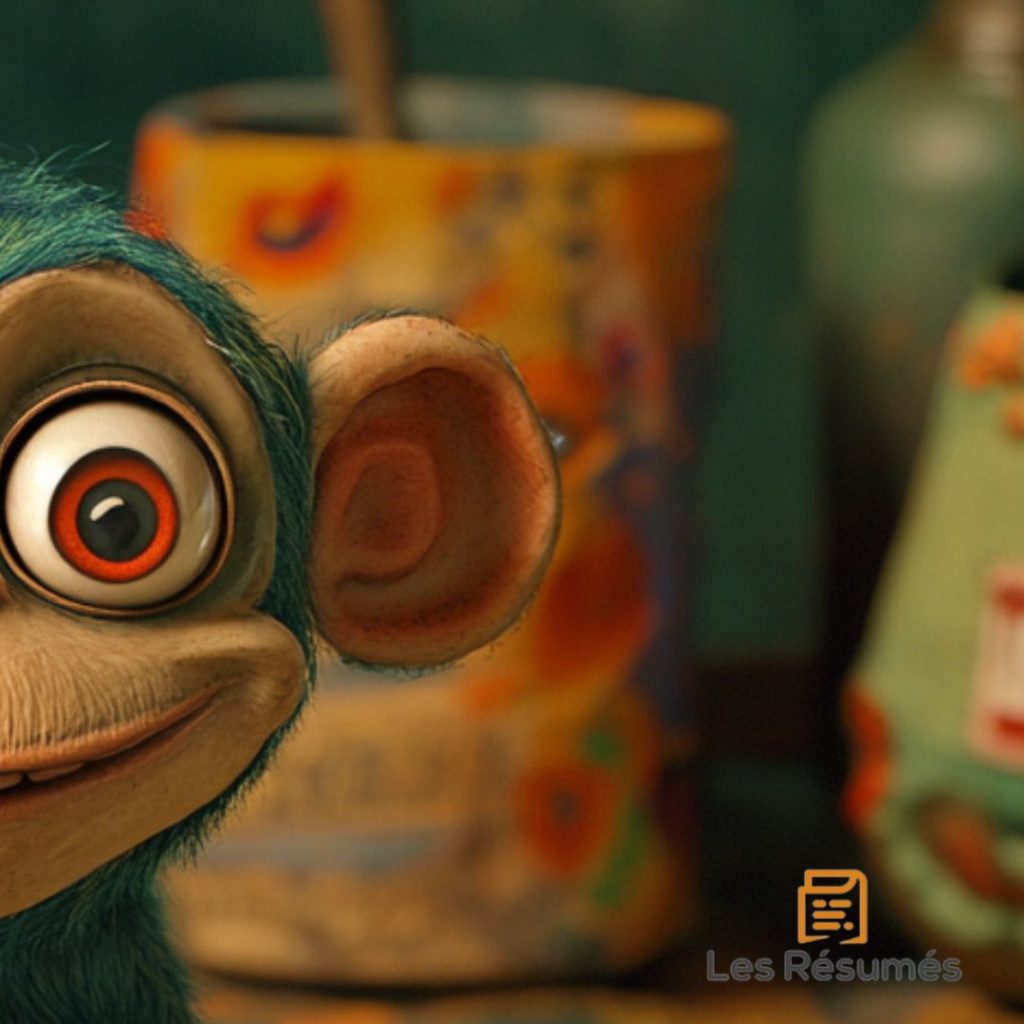 Illustration de l'oreille de singe qui est sensé exaucer quatre vœux. 