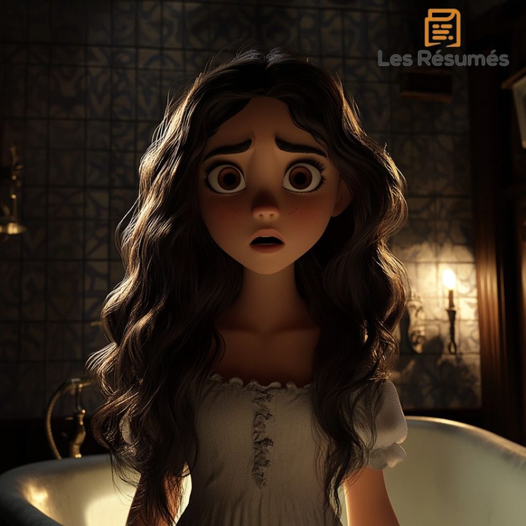 Illustration d'Isabel, l'héroïne de Bain du Soir dans le recueil La Photo qui tue de Horowitz. 