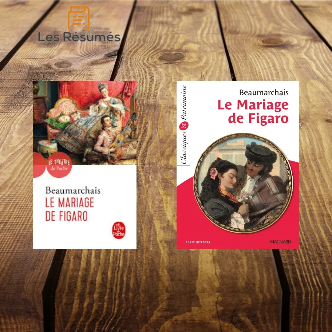 Couverures du mariage de Figaro de Beaumarchais.