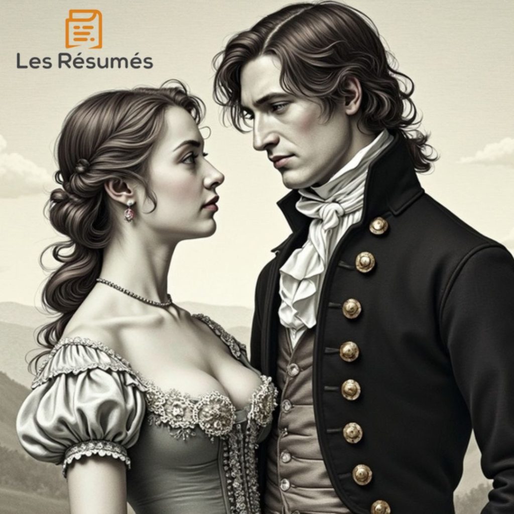 Illustration de Manon Lescaut avec le Chevalier Des Grieux.