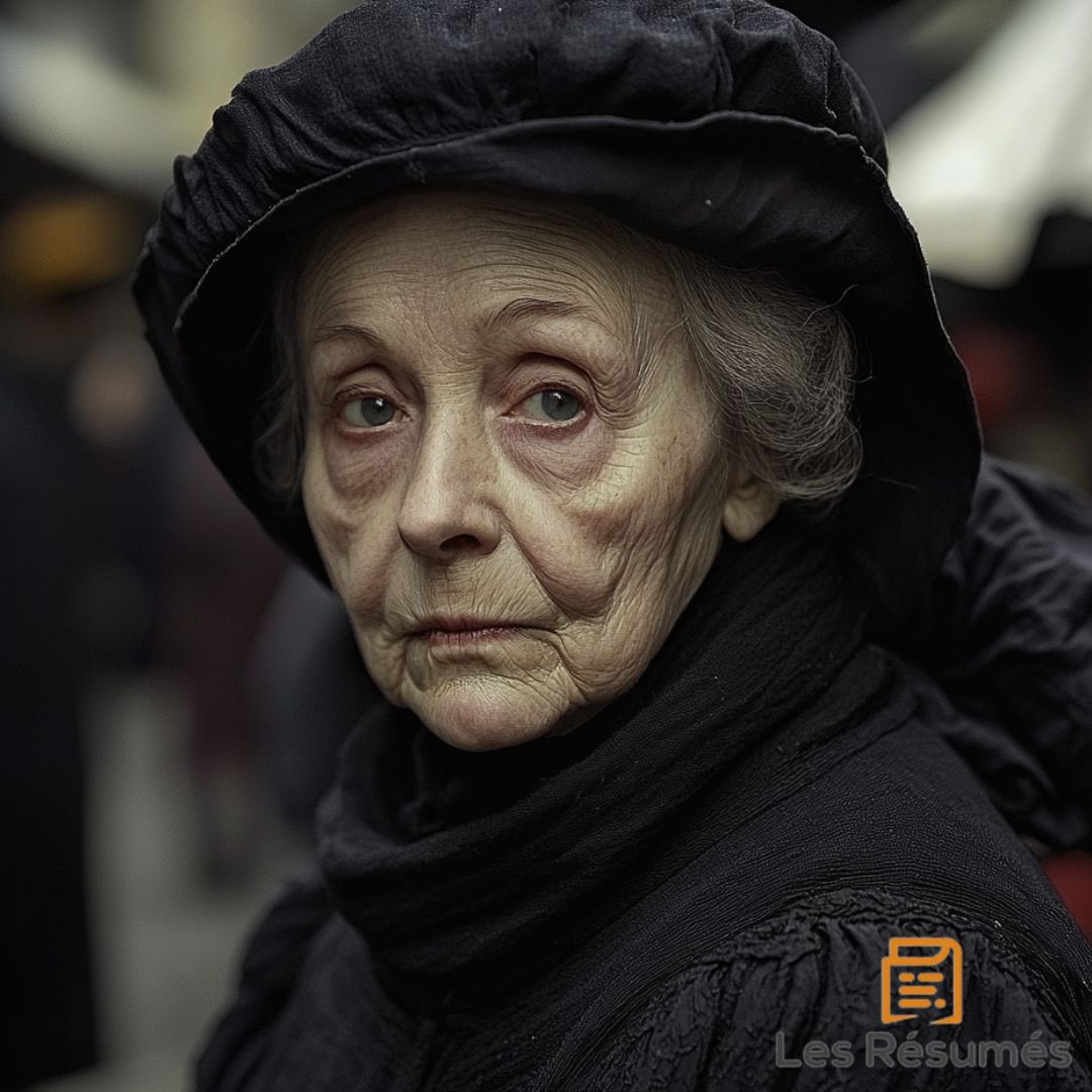 Photo de Mademoiselle Saget, la commère des Halles. 