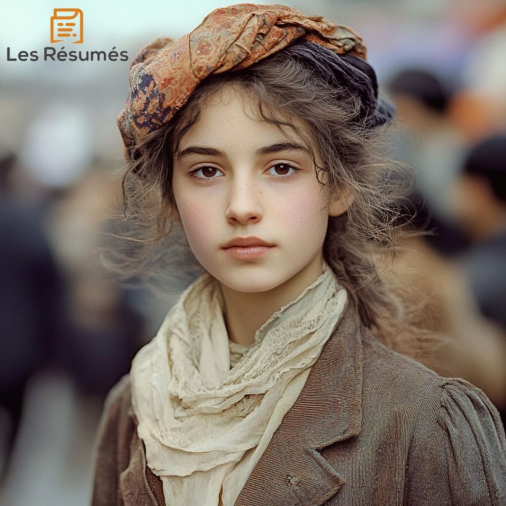 Photographie de Claire Méhudin qui aime secrètement Florent dans Le Ventre de Paris. 