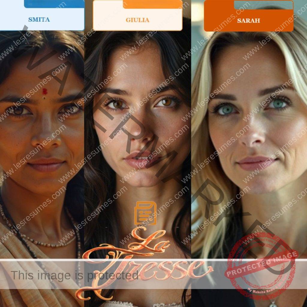 Photographie de Smita, Giulia et Sarah, les trois personnages principales de La Tresse de Laetitia Colombani. 
