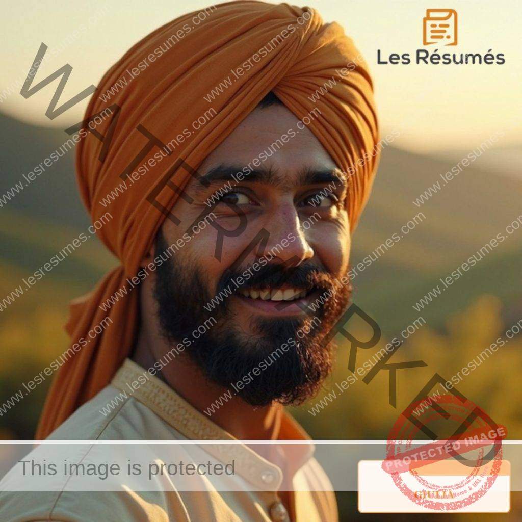 Photo de Kamal qui parte un amour avec Giulia et devient une source de soutien et d'innovation pour la jeune sicilienne. 