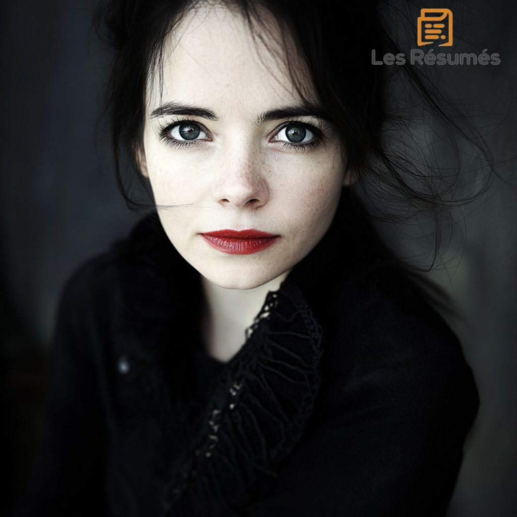 Photographie fictive d'Amélie dans Stupeur et tremblements. 