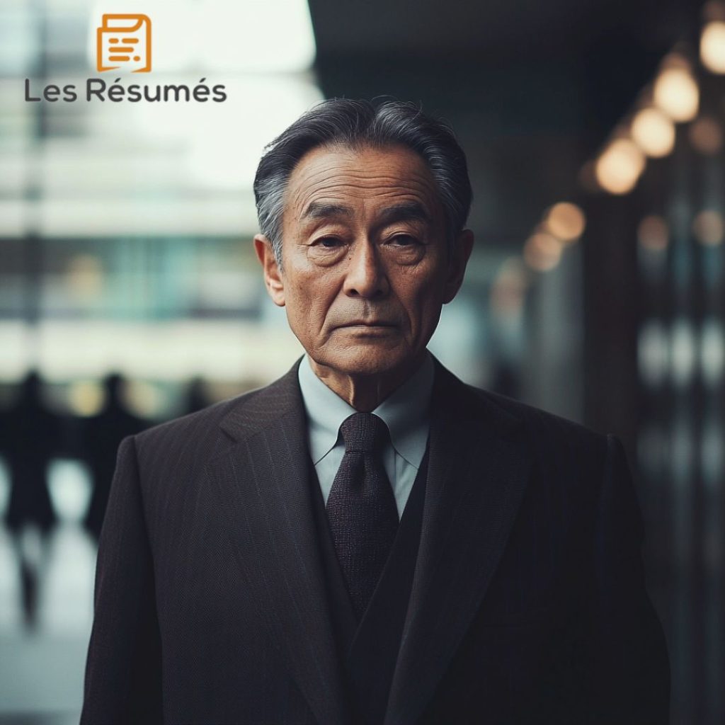 Photo de M. Haneda, le directeur de l'entreprise où travaille Amélie. 