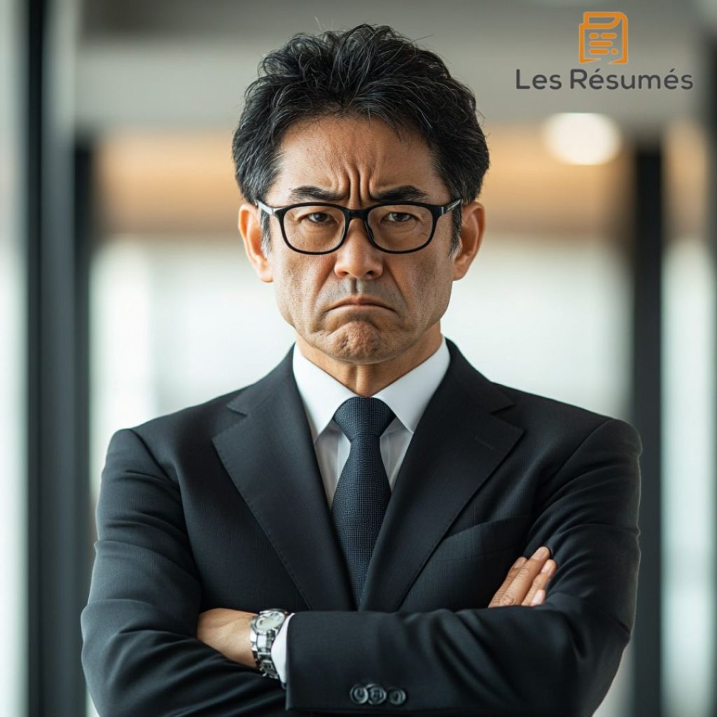 Photo de M. Saito dans Stupeur et tremblements. 
