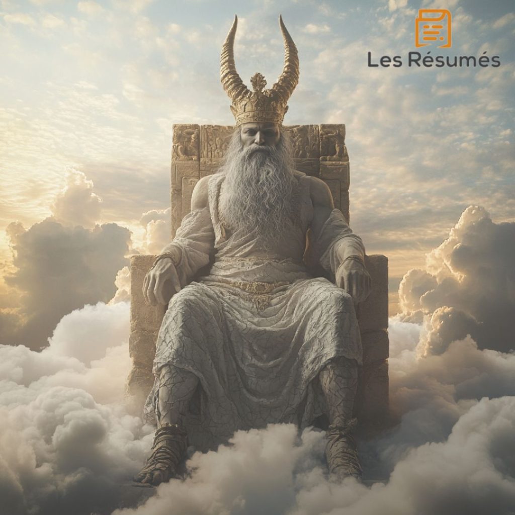 Photographie d'Anu, le dieu maître dans la mythologie mésopotamienne qui joue un rôle dans l'épopée de Gilgamesh.