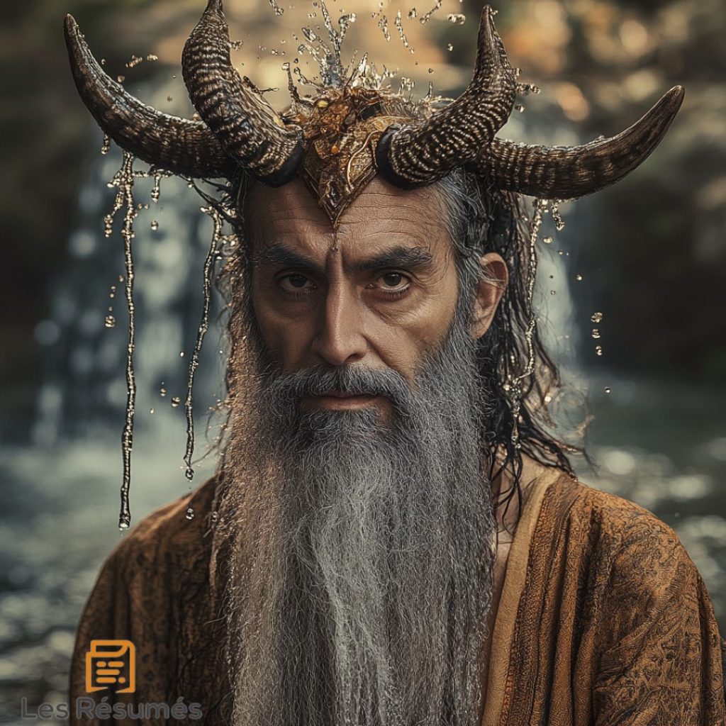 Photo de Ea (ou Enki) un des dieux de la mythologie mésopotamienne qui joue un rôle dans l'épopée de Gilgamesh.