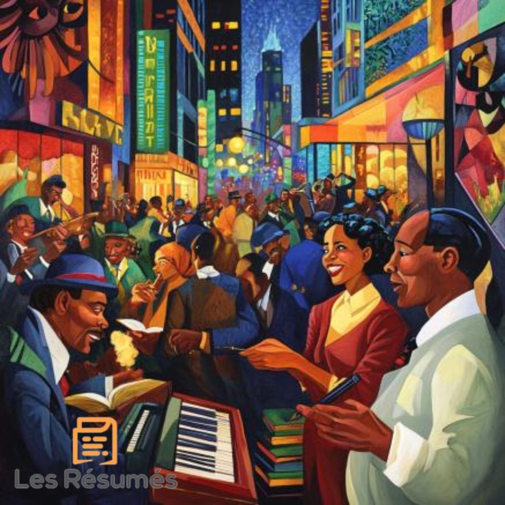 Image de la littérature du 20ème siècle avec la renaissance de Harlem