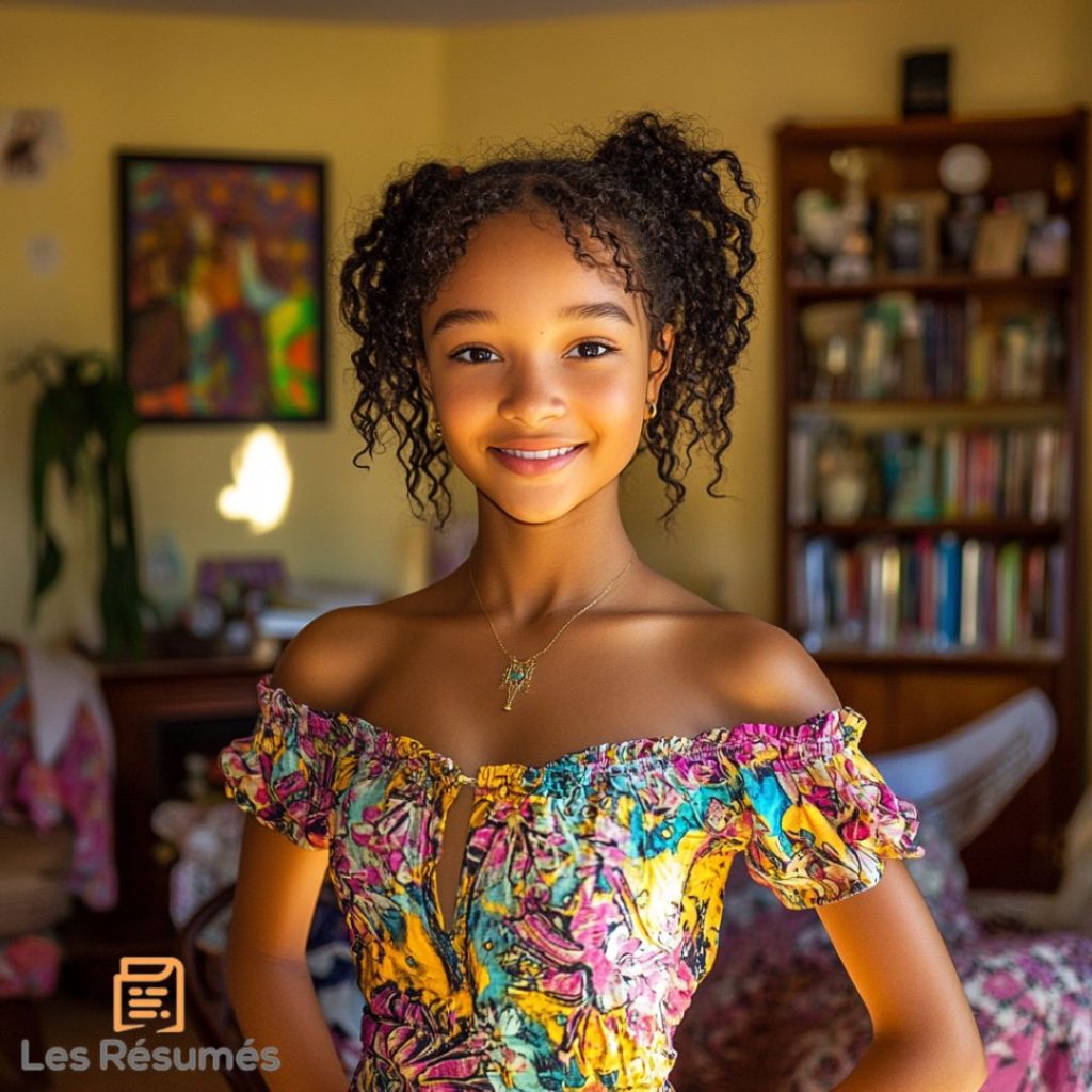 Photographie de Marie-Martine, la filleule de la mère d'Emilien dans notre résumé de Baby-sitter blues.