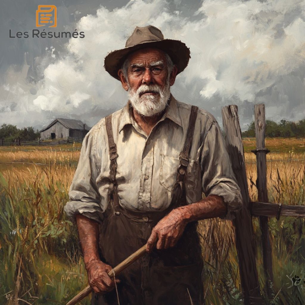 Portrait du vieux paysan.
