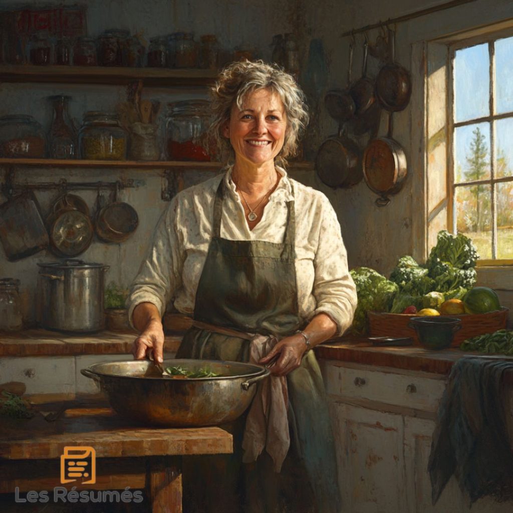 Portrait de la femme du paysan.