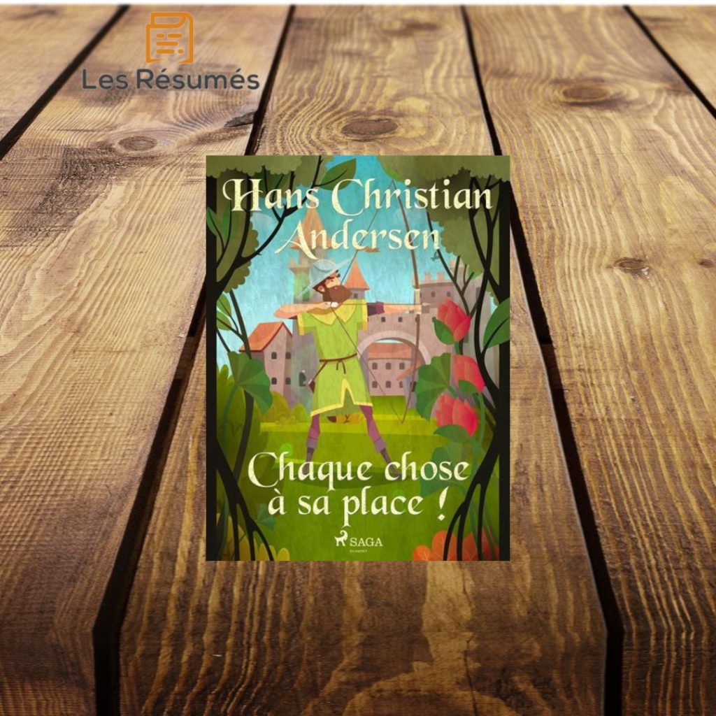 Première page de Chacun et chaque chose à sa place de Hans Christian Andersen. 