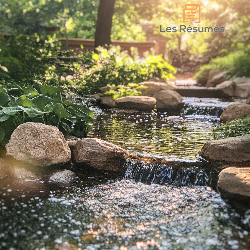 Photo du ruisseau dans ce résumé de Cinq dans une cosse de pois.