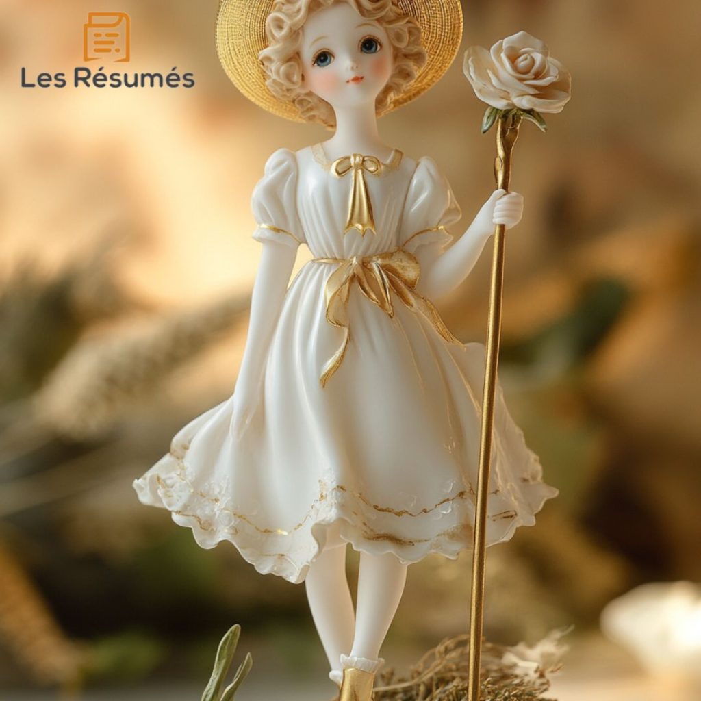 Photo de la bergère en porcelaine dans le conte d'Andersen.