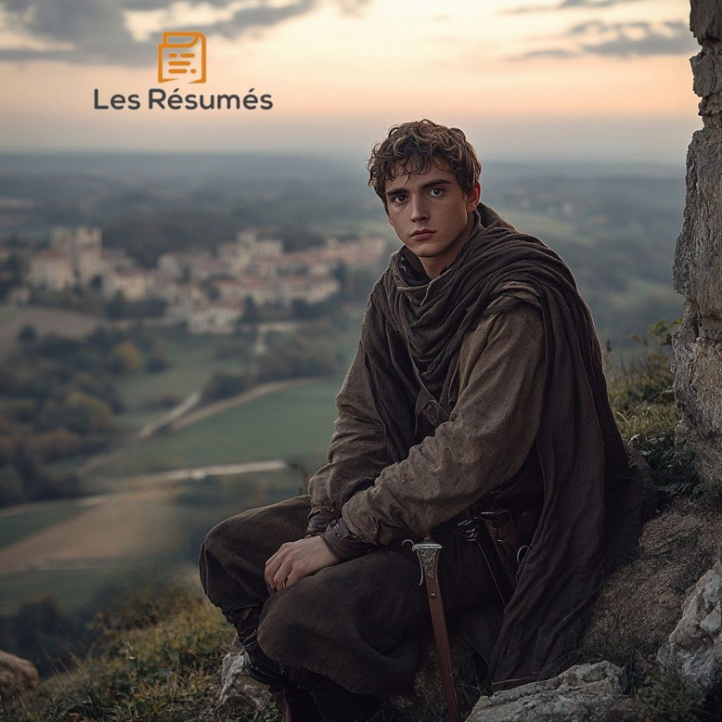 Photographie de Mathieu dans La croix des Pauvres de Pierre Davy. 