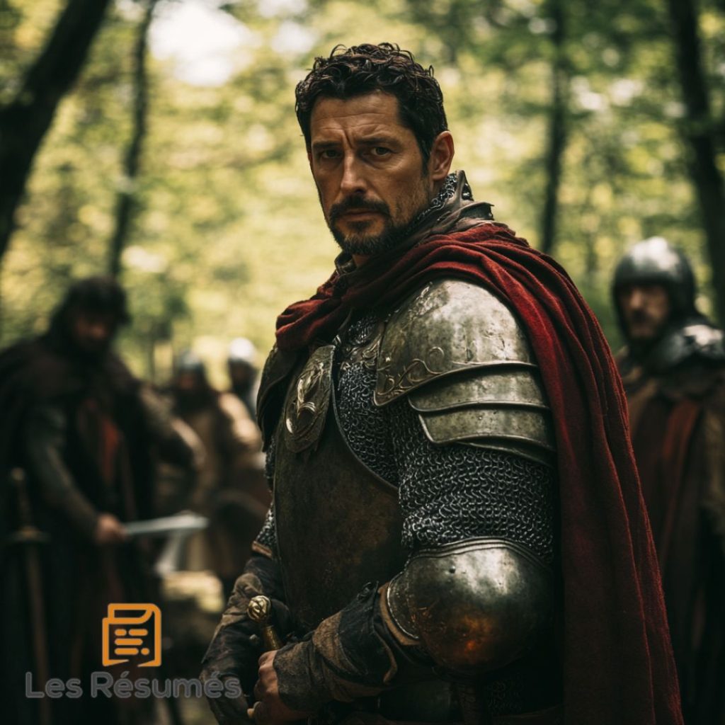 Photo de Thibault de Crécy grâce à qui Mathieu devient écuyer dans La croix des Pauvres. 