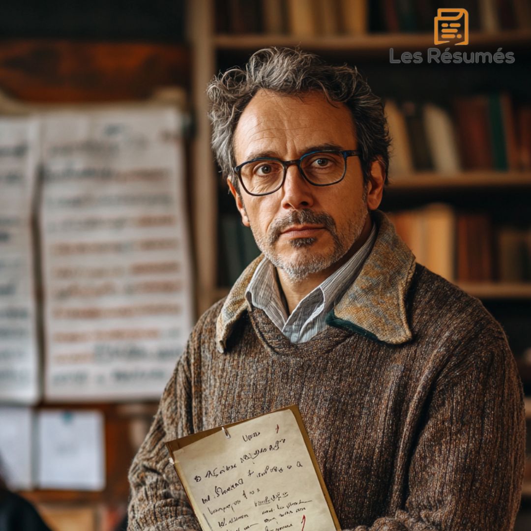 Photographie de M. Giraudeau qui se sent investis d'une mission en trahissant le secret de Thomas. 