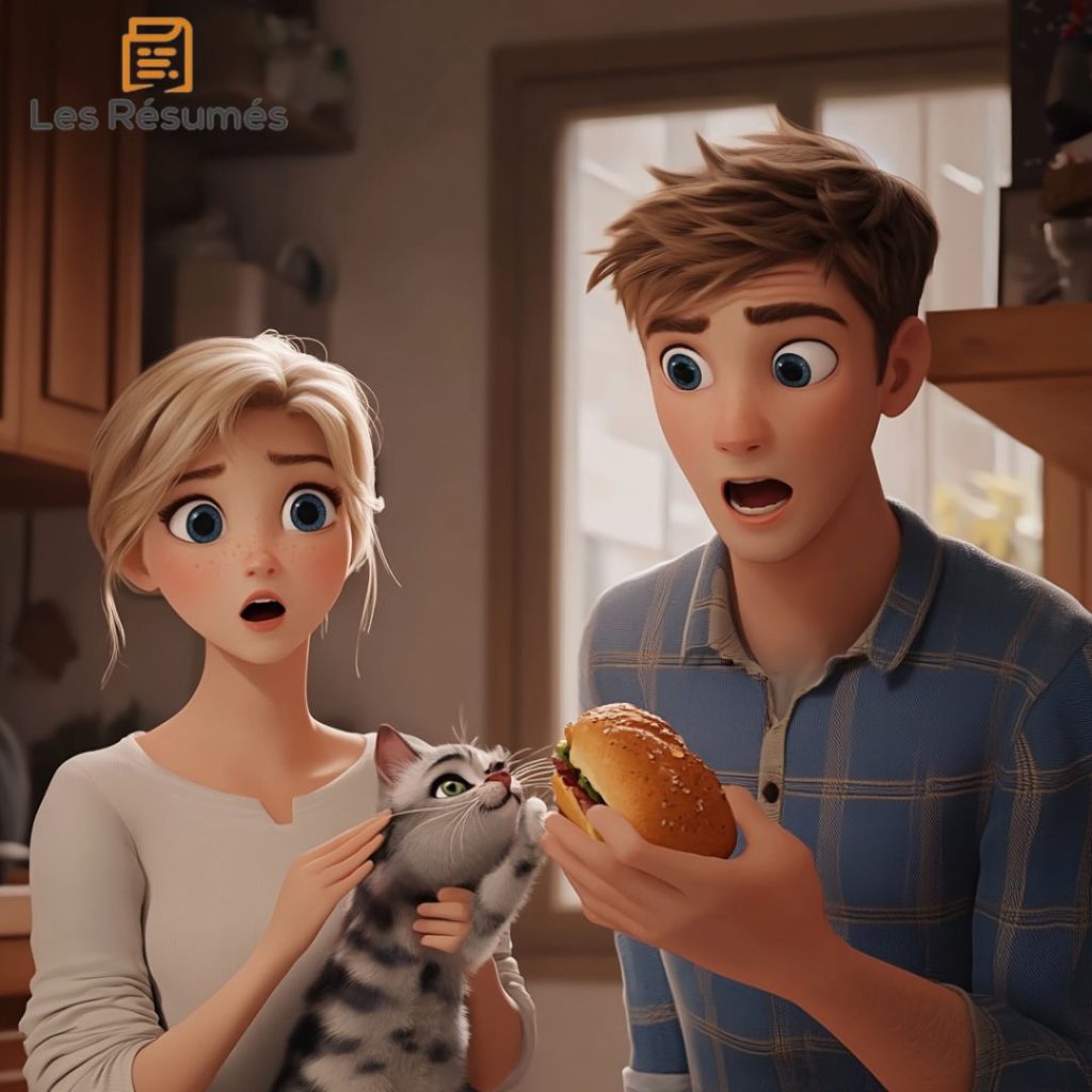 Portrait animé d'Elsa et de Thomas.