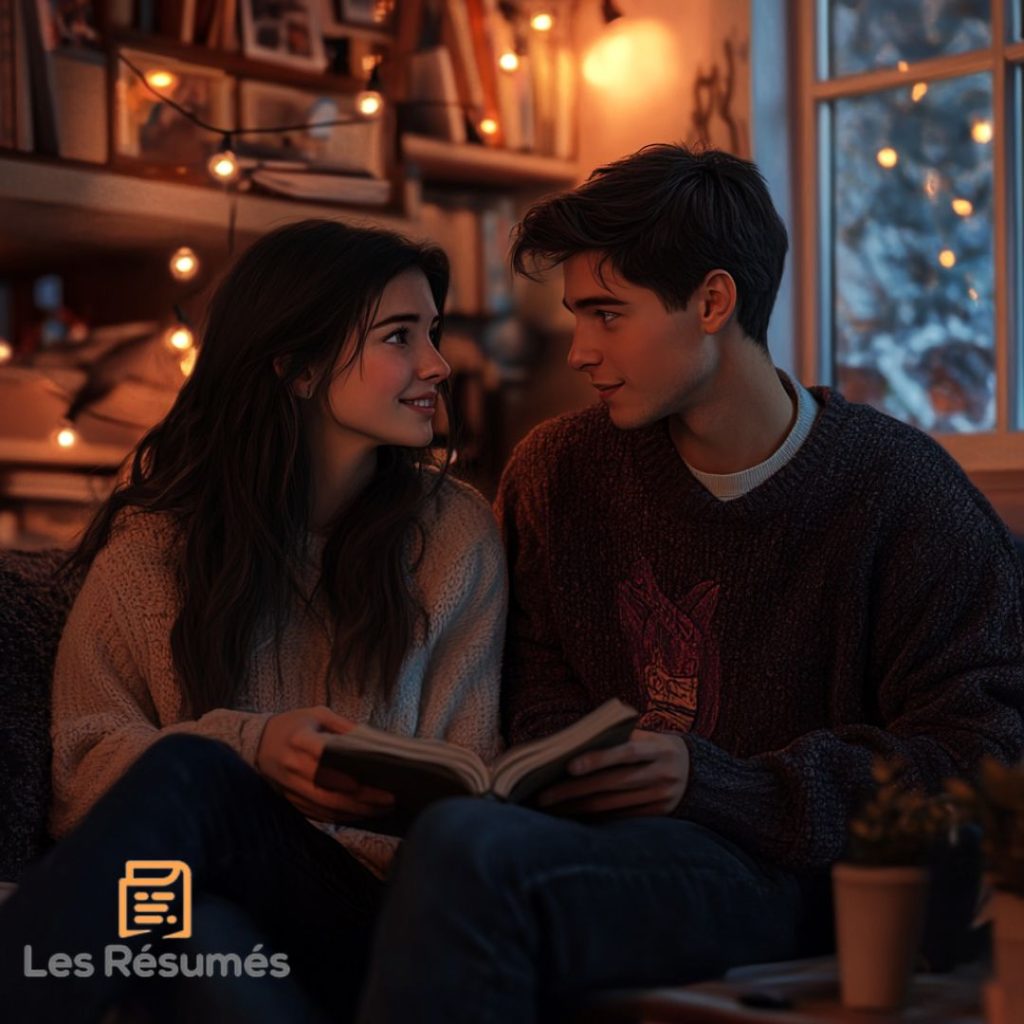 Photographie d'Elsa qui raconte une histoire de sacrifice sur l'amour à Thomas. 