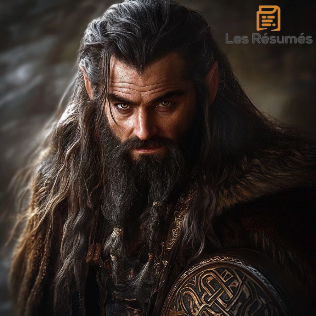 Thorin Écu-de-Chêne, le meneur de la troupe des nains.