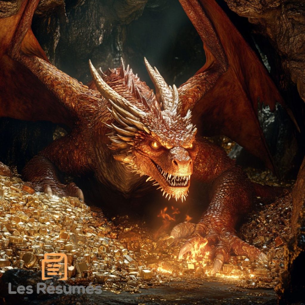 Smaug, le dragon, l'antagoniste de Le Hobbit.