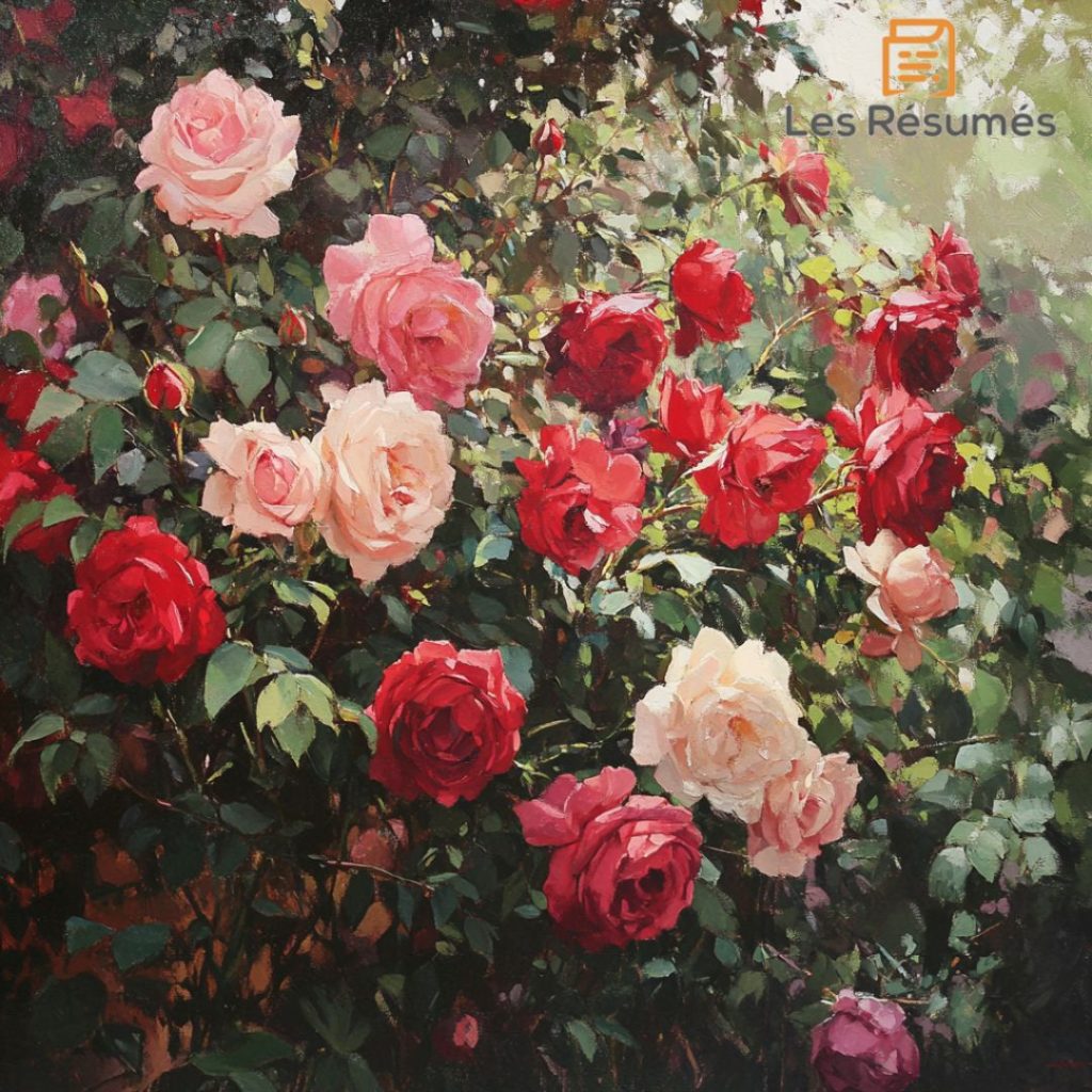 Image du rosier dans le conte de Hans Christian Andersen. 