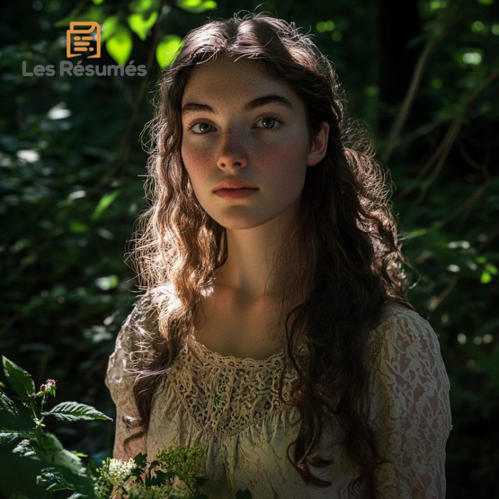 Photographie d'Amélie, la soeur de René. 