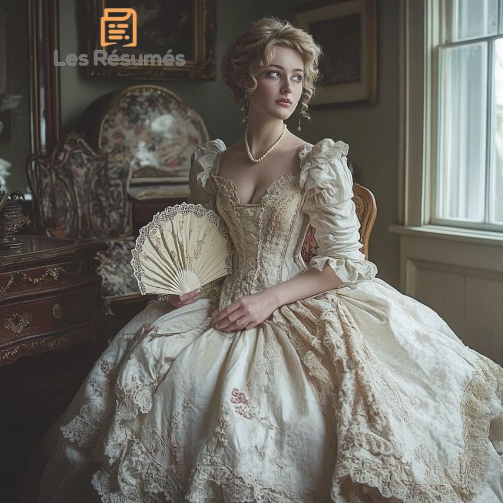 Photo de la demoiselle de bonne famille. 