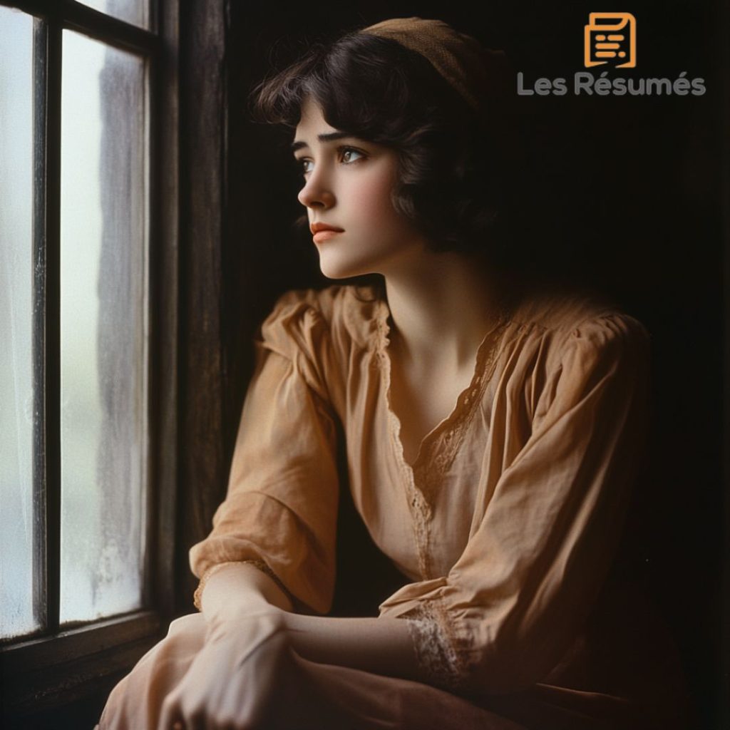 Photographie de la jeune femme qui se sent seule et idéalise les relations amoureuses dans Confidences sans signature. 
