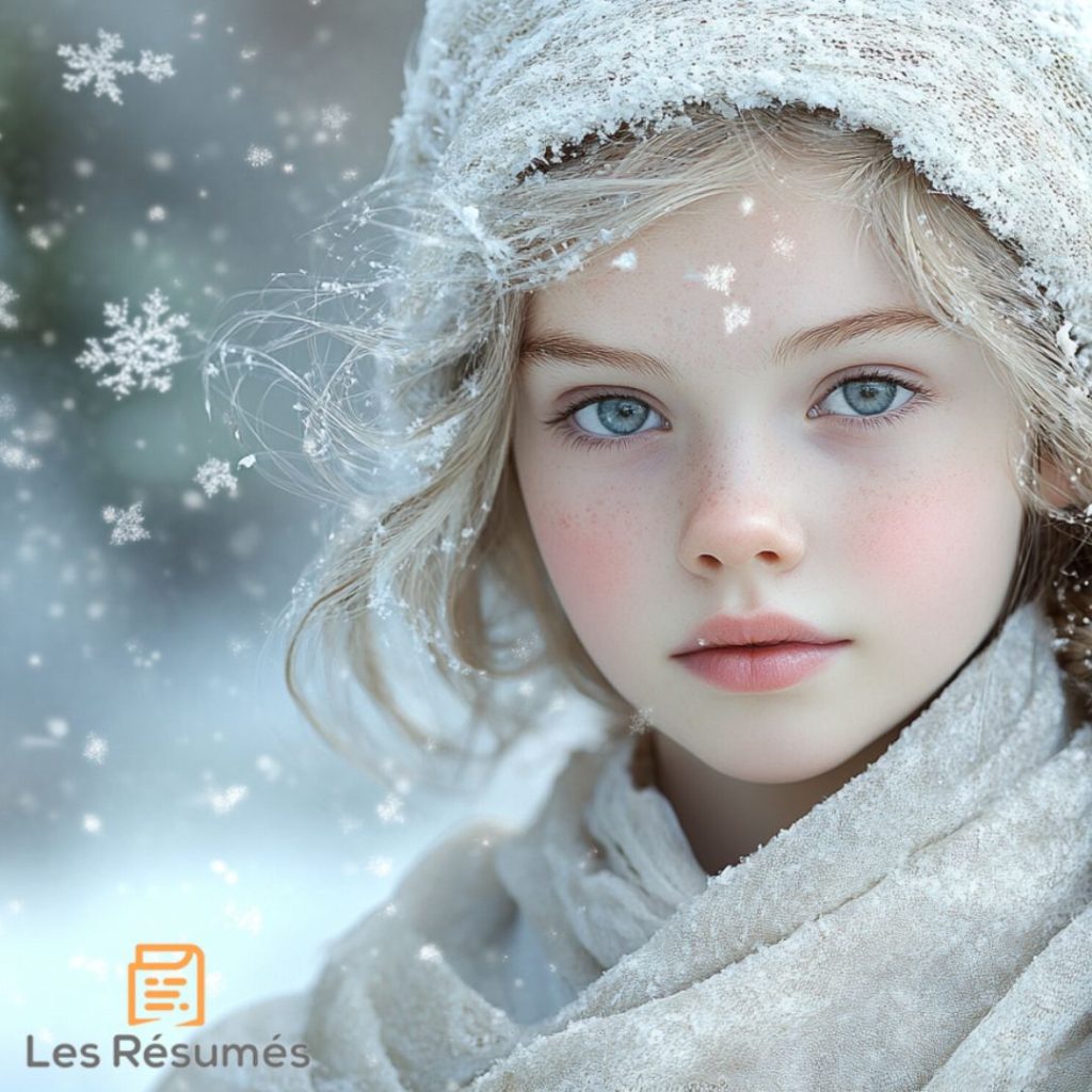 Photographie de Gerda qui part à la recherche de Kay dans La Reine des Neiges d'Andersen. 