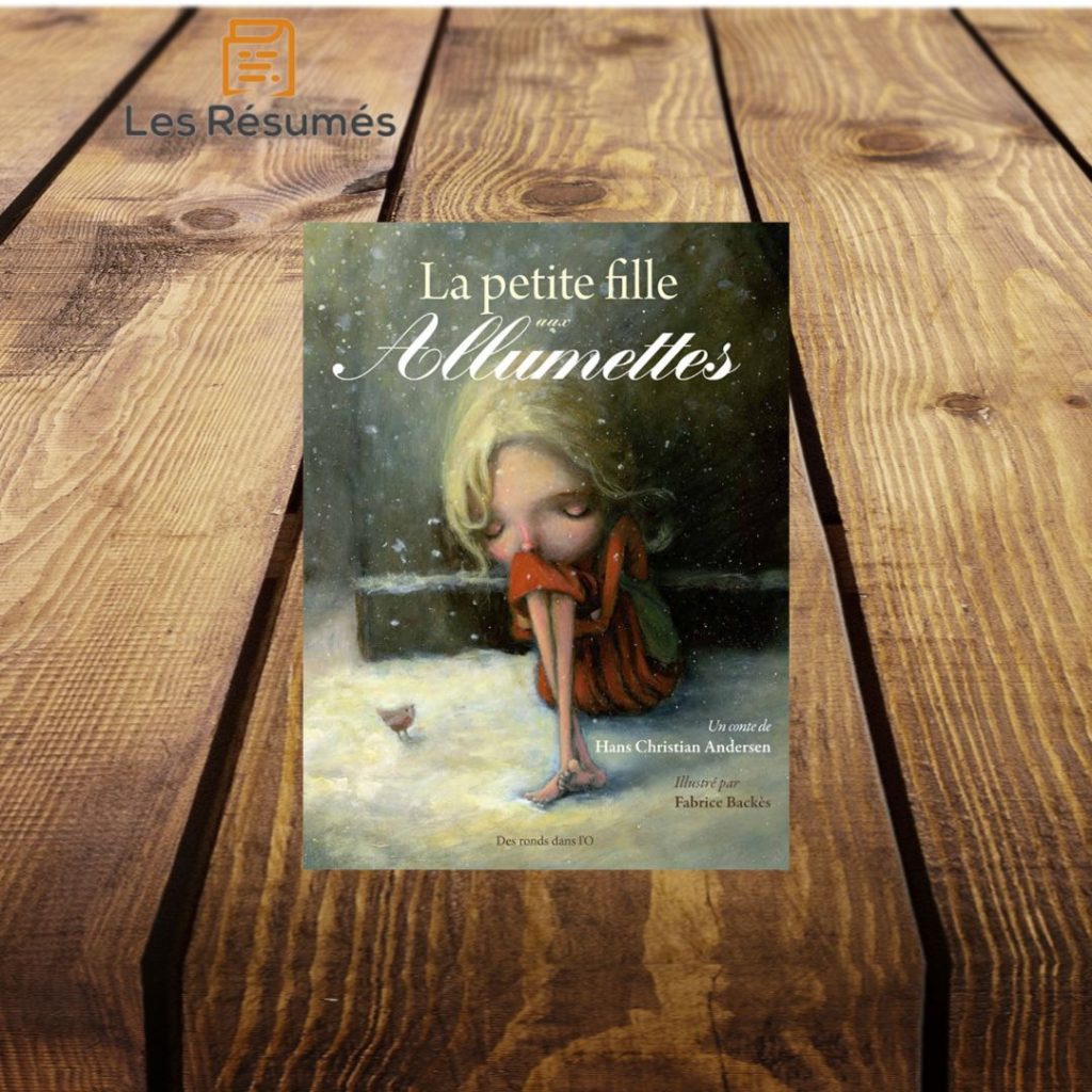 Page de couverture de La petite fille aux allumettes, l'un des contes les plus émouvants de Hans Christian Andersen. 