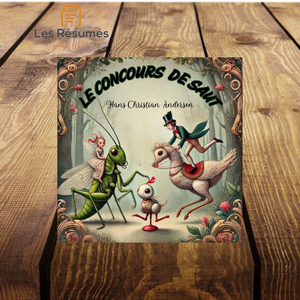 Page de couverture de Le Concours de Saut de Hans Christian Andersen réalisée par Les Résumés. 