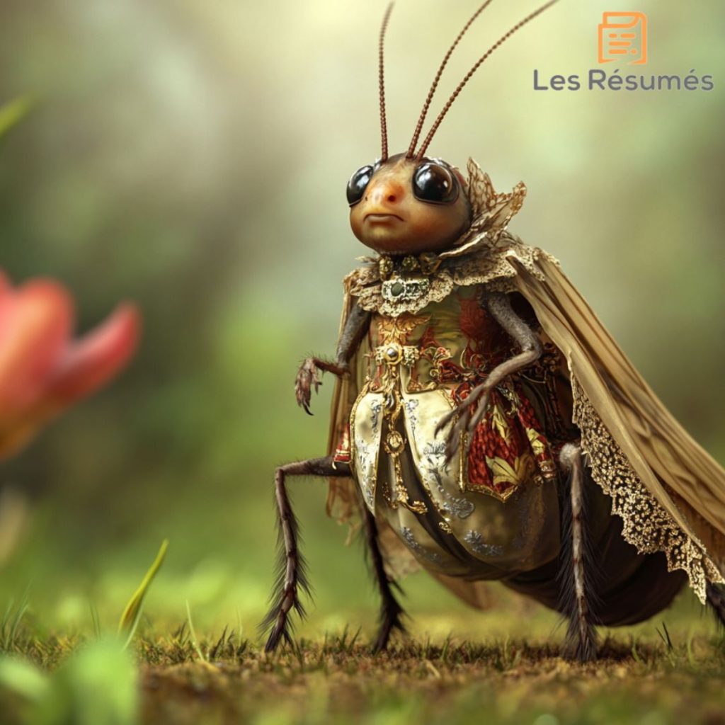 Illustration de la puce dans Le Concours de Saut. 