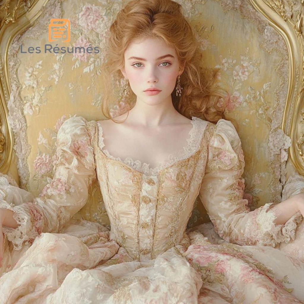 Photo de la princesse qui joue un rôle passif dans ce conte d'Andersen. 
