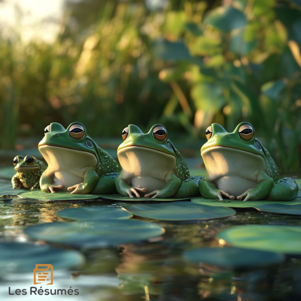 Photographie des Grenouilles Vertes. 