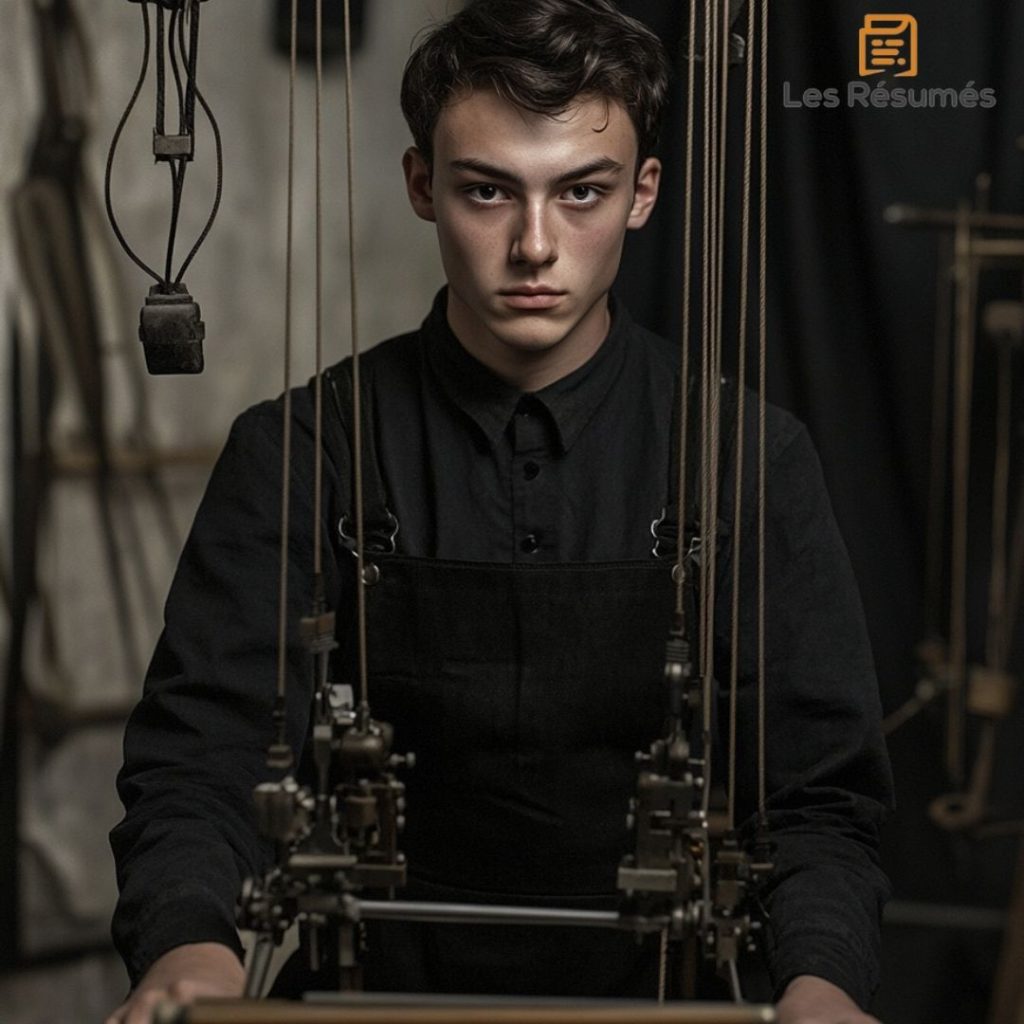 Photo de L'ingénieur qui transforme les marionnettes en acteurs vivants. 
