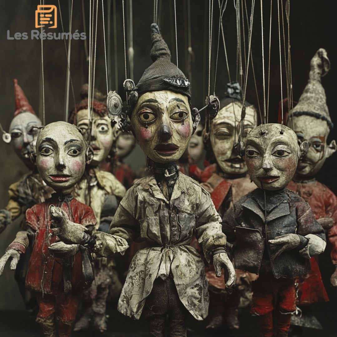 Photographie des marionnettes. 