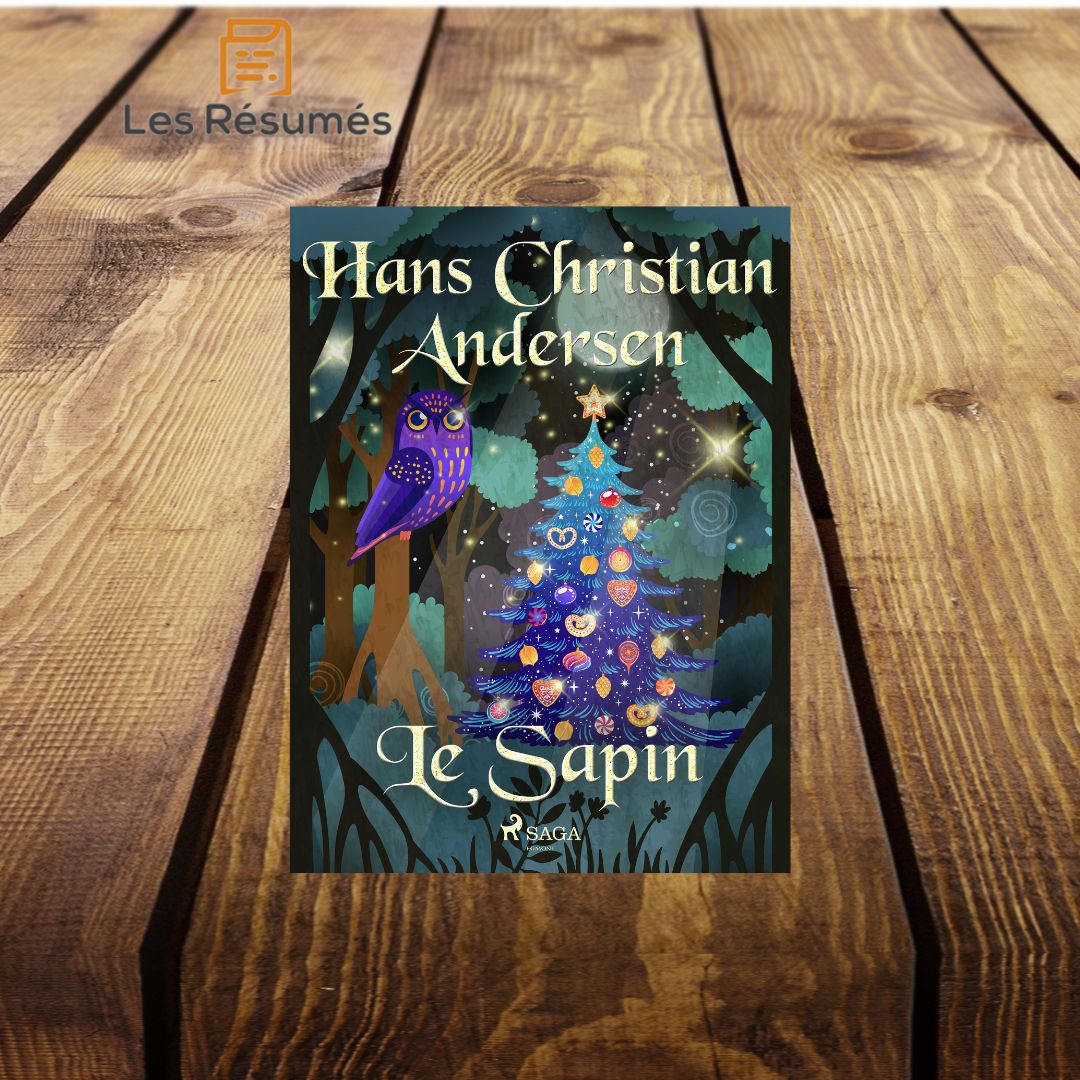 Page de garde de Le Sapin, un conte de Hans Christian Andersen. 