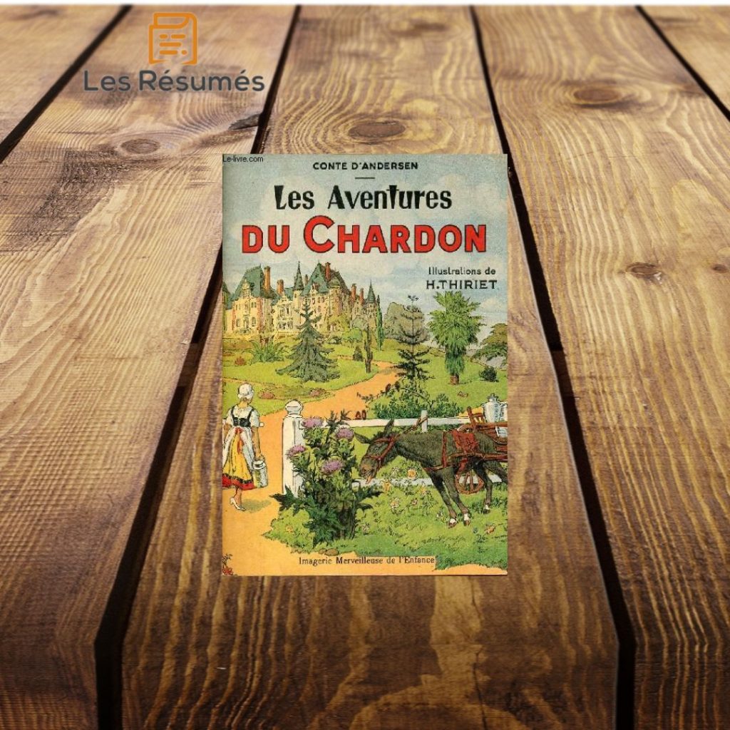 Page de garde de Les aventures du chardon de Hans Christian Andersen. 
