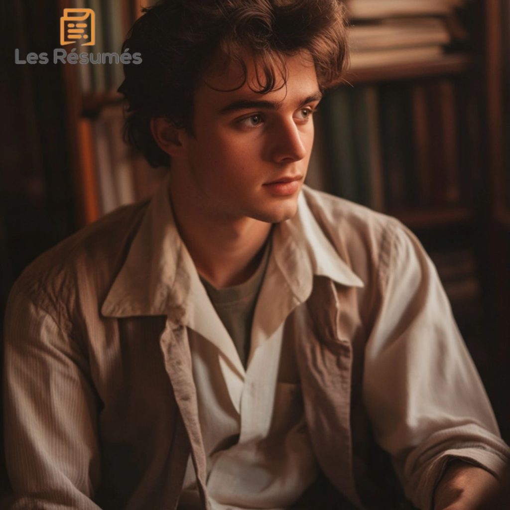 Photo de l'étudiant qui nourrit le monde imaginaire de la petite Ida. 