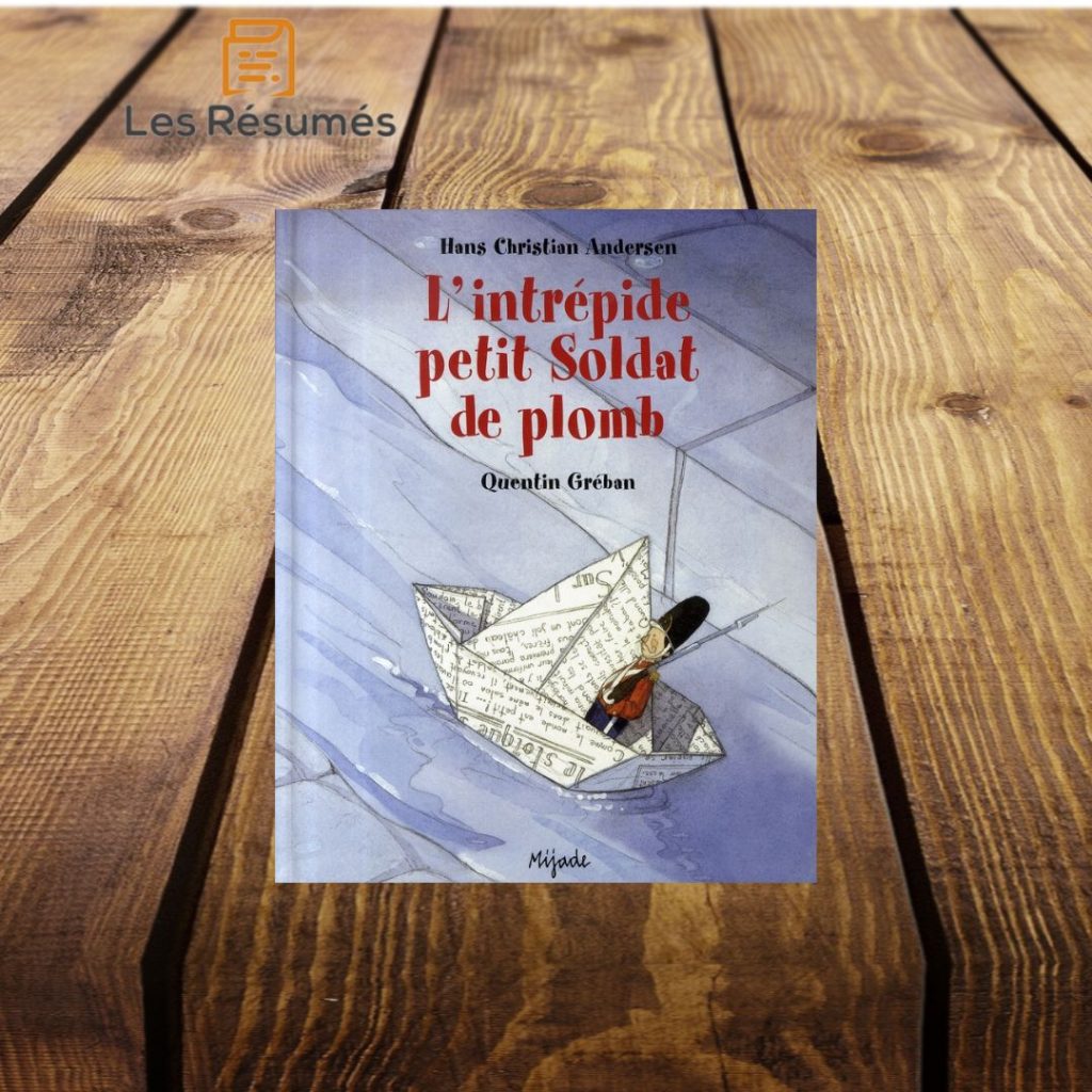 Page de couverture de L'intrépide soldat de plomb de Hans Christian Andersen. 