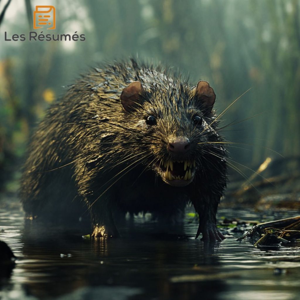 Illustration du Rat d'eau. 