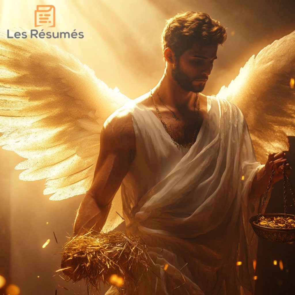 Photographie de L'Ange qui incarne l'arbitre impartial des différentes âmes. 