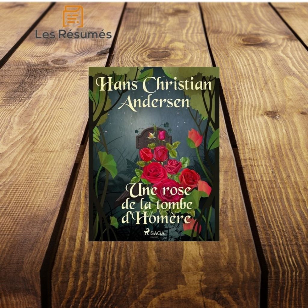 Couverture de Une rose de la tombe d’Homère de Hans Christian Andersen. 